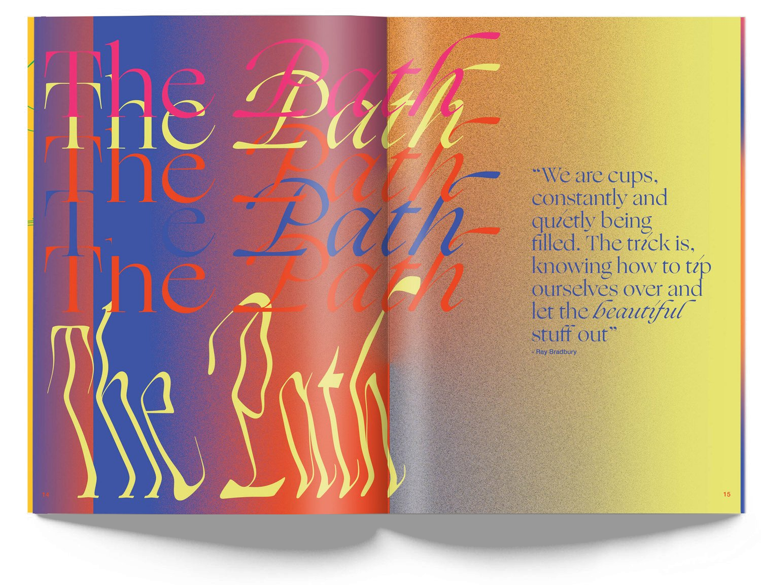 Blooms Zine spread