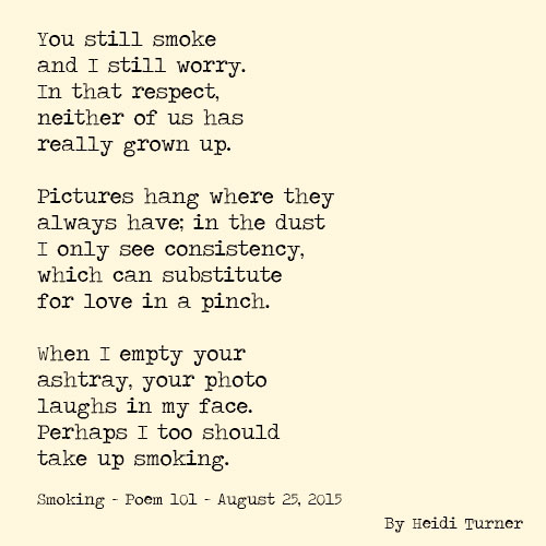 "Smoking" Poster