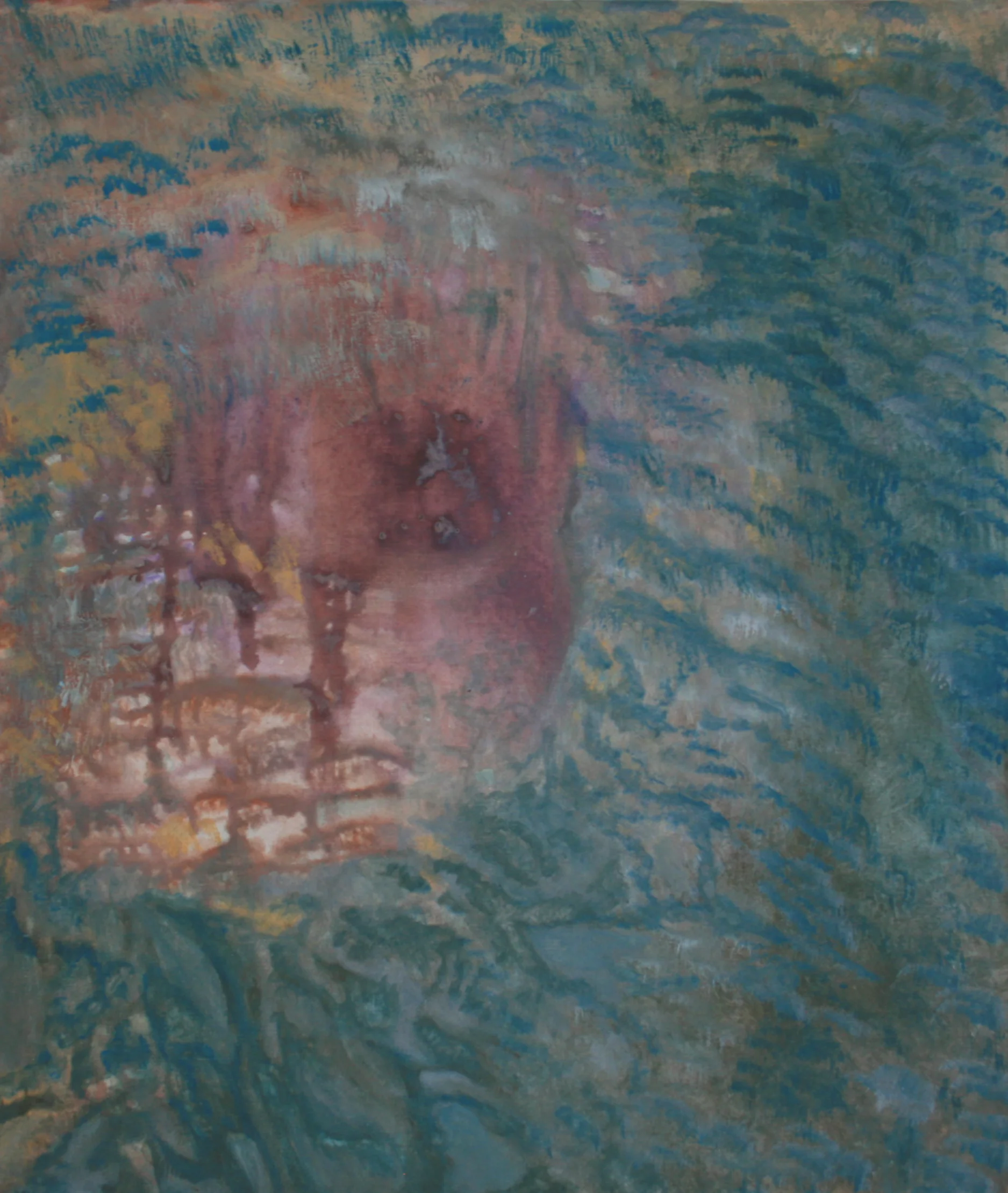 Woman Parting The Veil