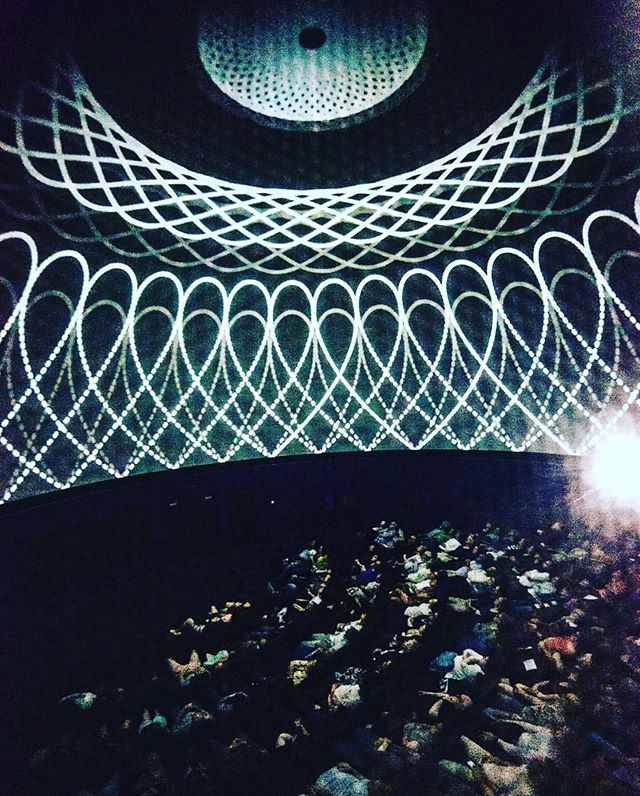 Last year&rsquo;s #melbournefestival crowd taking in Sar Ruddenklau&rsquo;s stunning animations as part of #particlewave at @scienceworks_melb ... don&rsquo;t miss out on tickets to this Saturday&rsquo;s @nationalscienceweek shows... link in bio