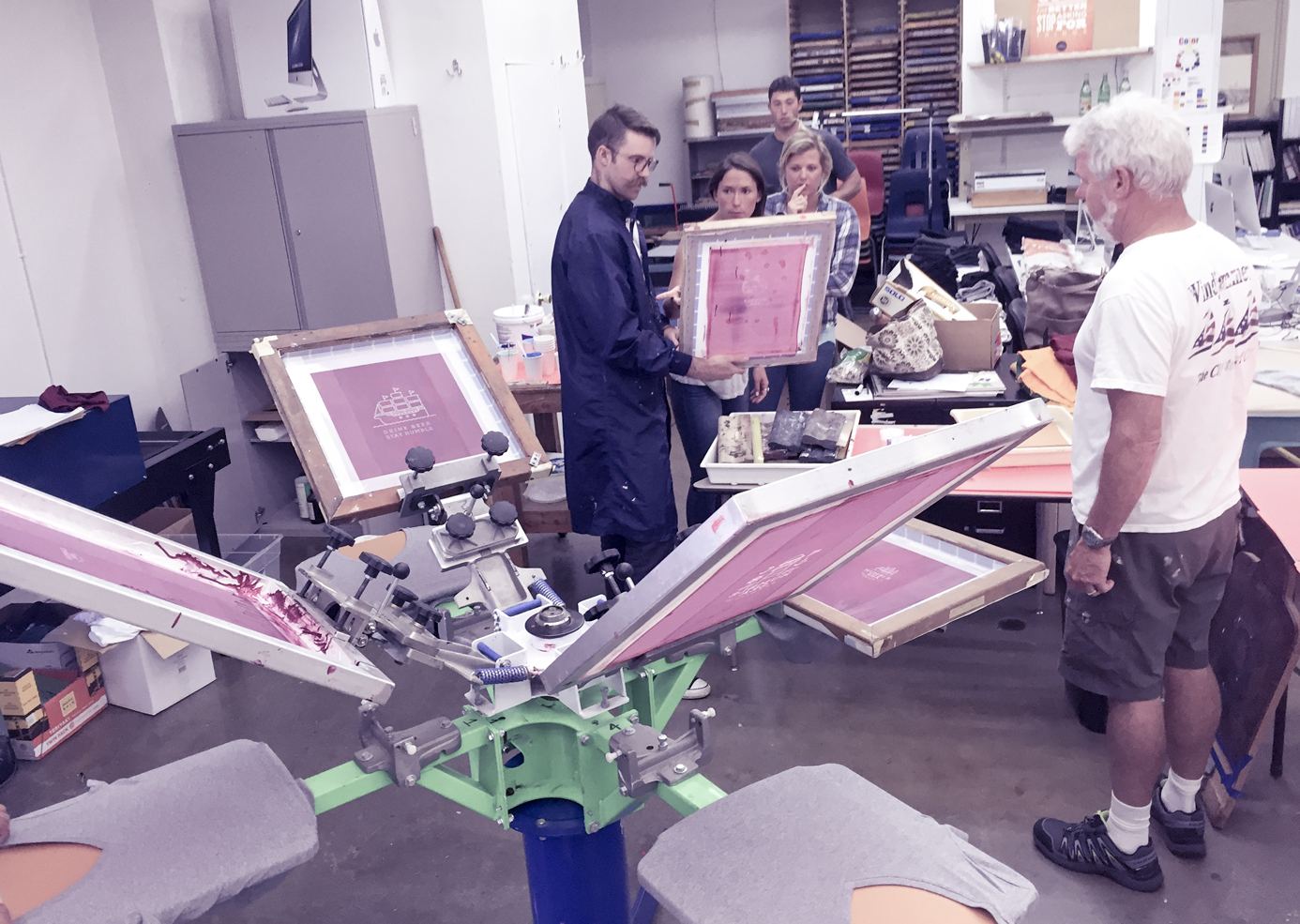 Frank, grabbing the bull by the horns, explains the diligence required when properly transferring ink to objects.