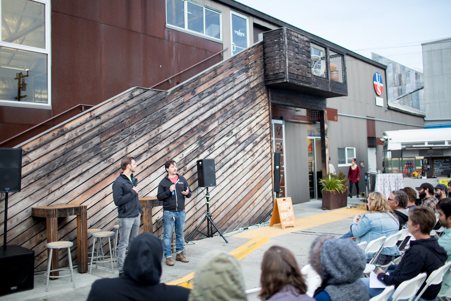 Ben and Nick dropping a beer bomb of knowledge at Event Santa Cruz's Brew: Part II