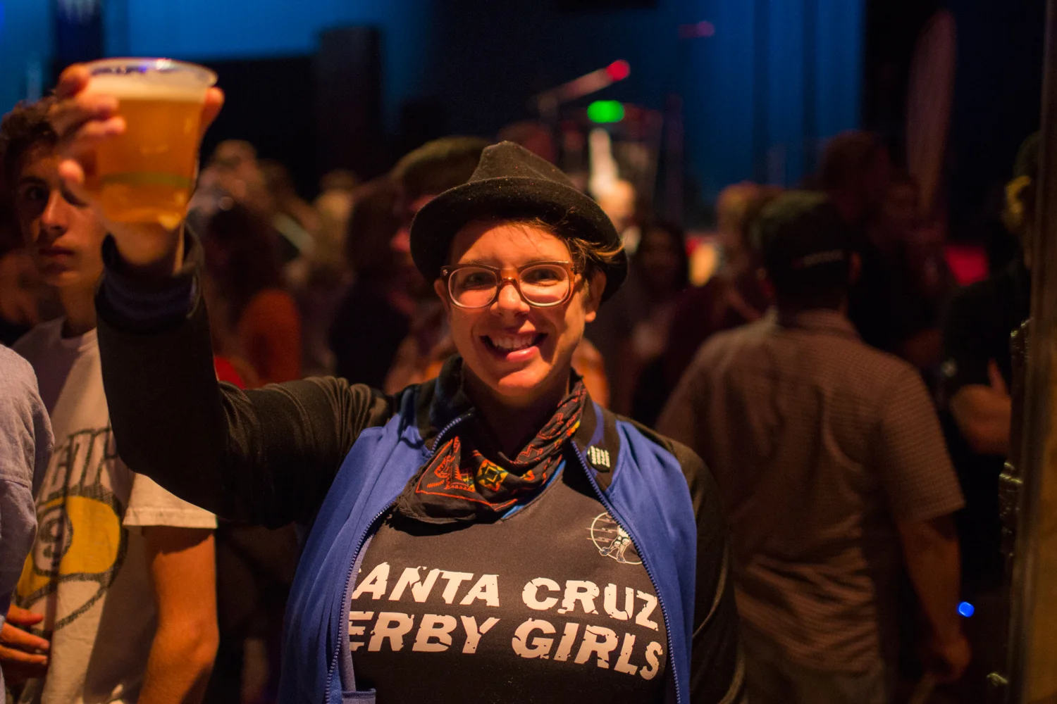 Cheers to the Santa Cruz Derby Girls and all their thirsty members. 