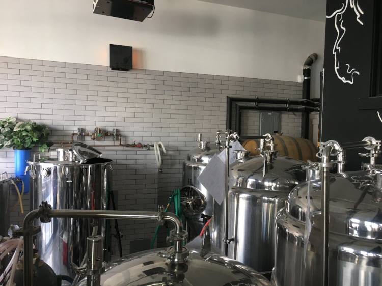 The brewhouse was the most telling part of the space. Everything was small, purposeful, and had it's own place.