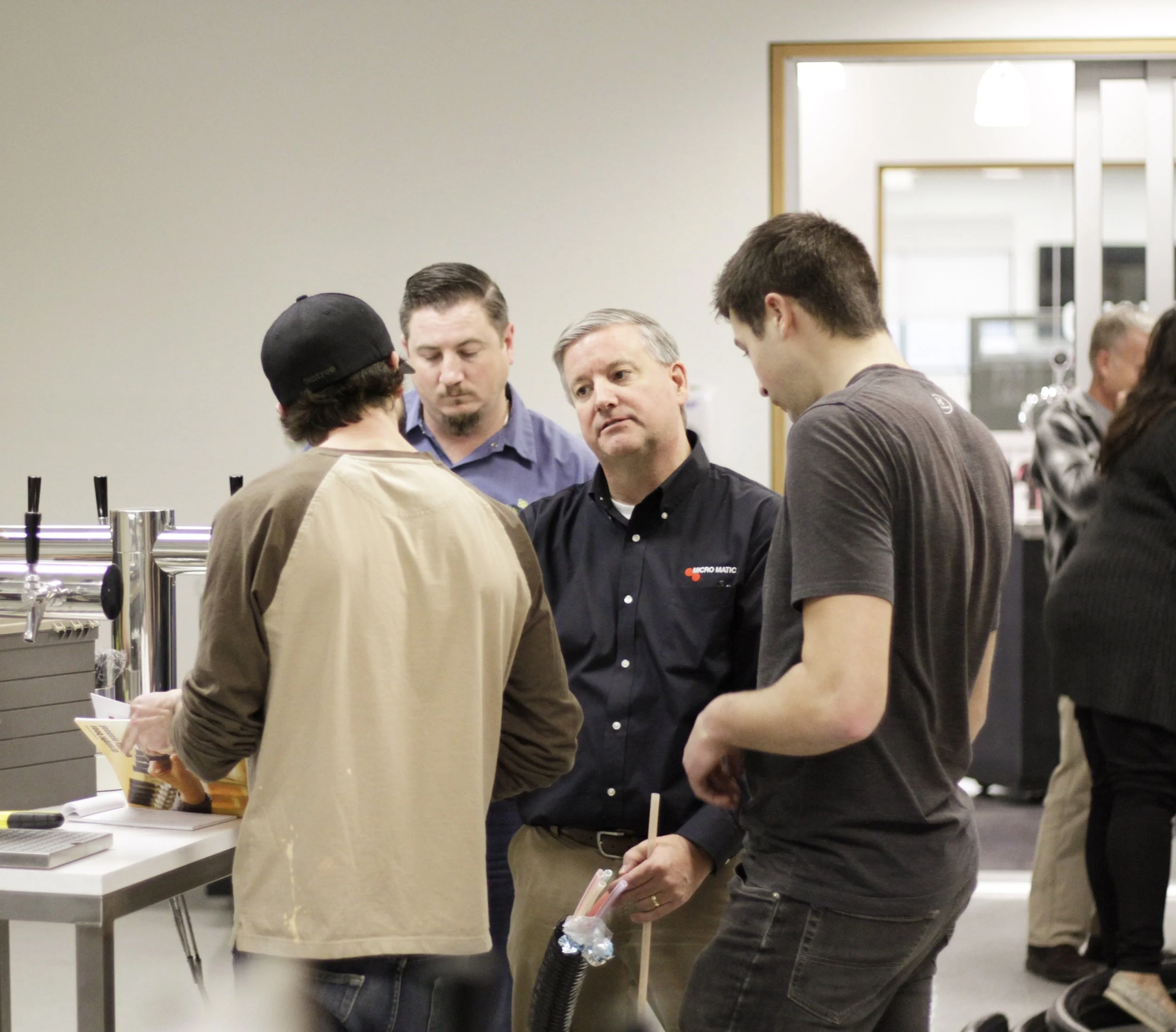 David Green of Micro Matic's Dispense Institute is stressing proper technique when running glycol.