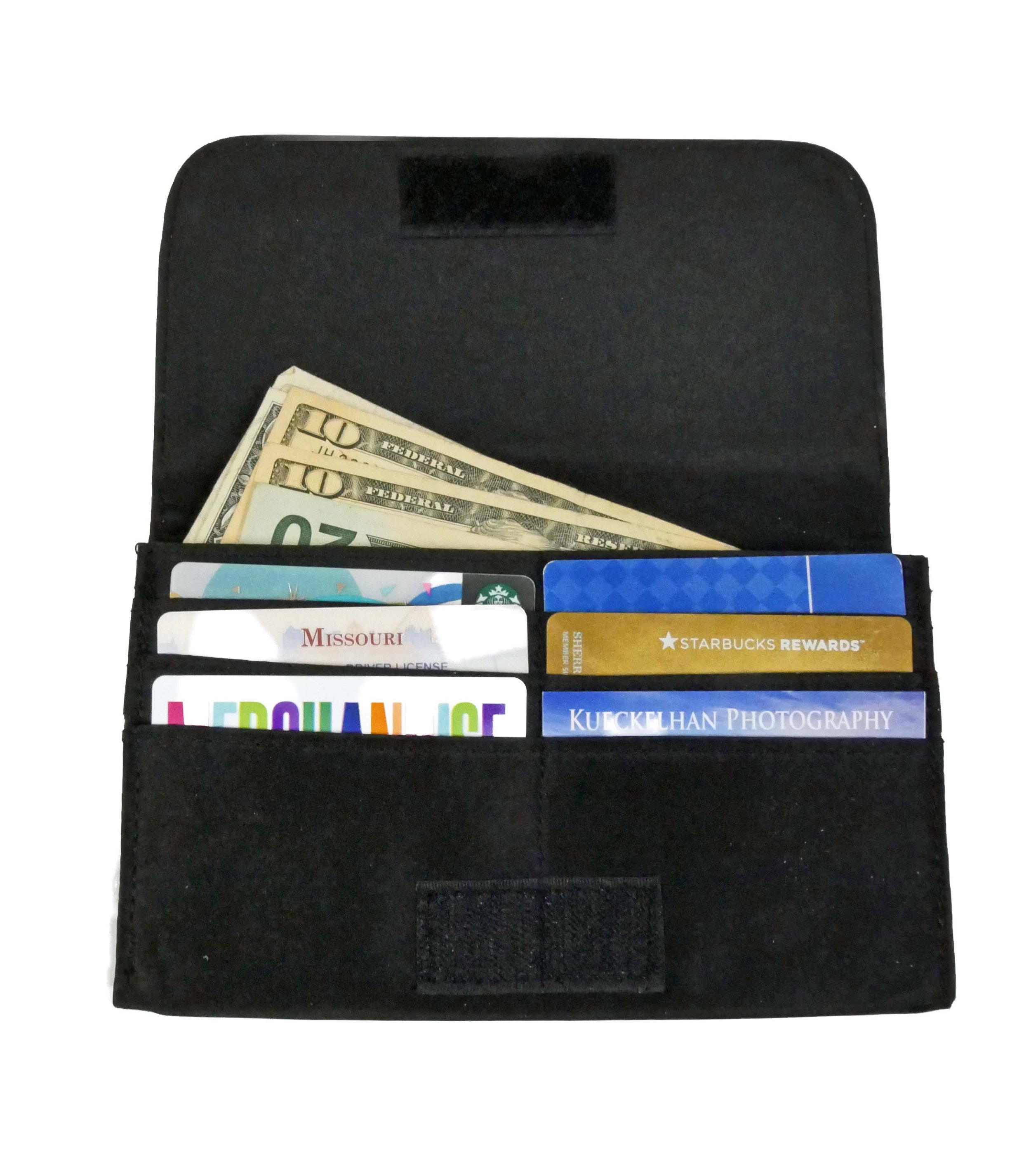 Eye Of Tiger Interior Card Pockets & Cash Space