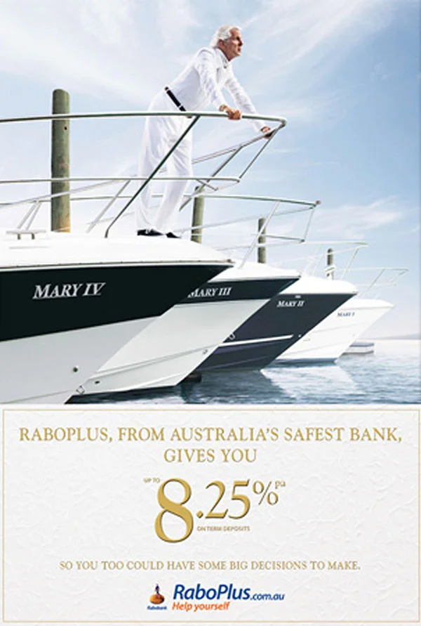RaboBank Campaign| Agency: Furnace Sydney Photographer: Mat Baker