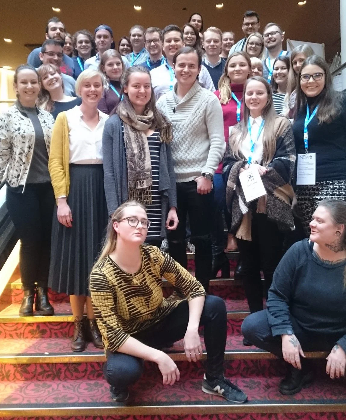 Fulltrúar landssamtaka stúdenta, frá Norðurlöndunum og Eystrasaltsríkjunum, á fundinum