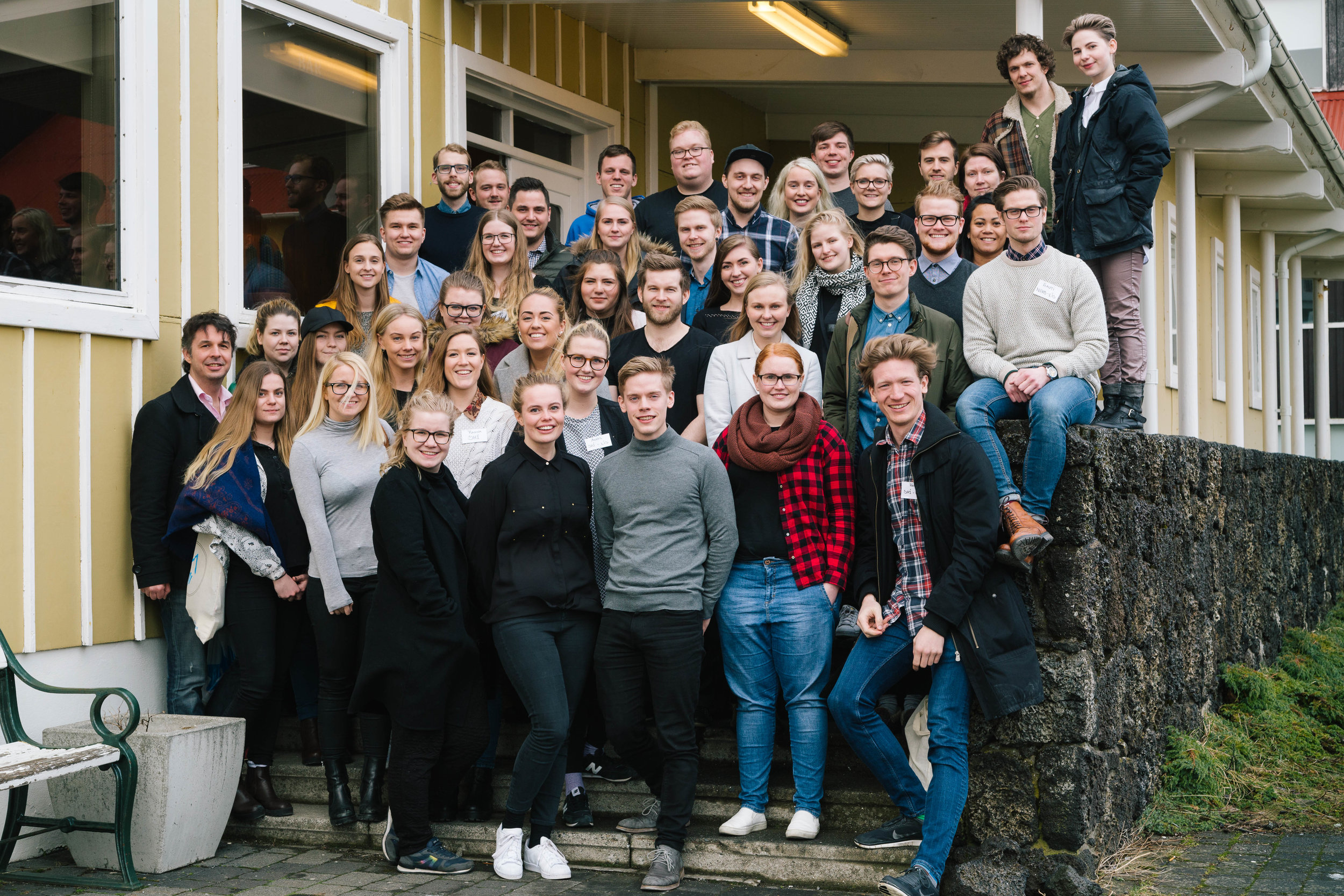Fulltrúar stúdenta á Landsþingi LÍS árið 2016.