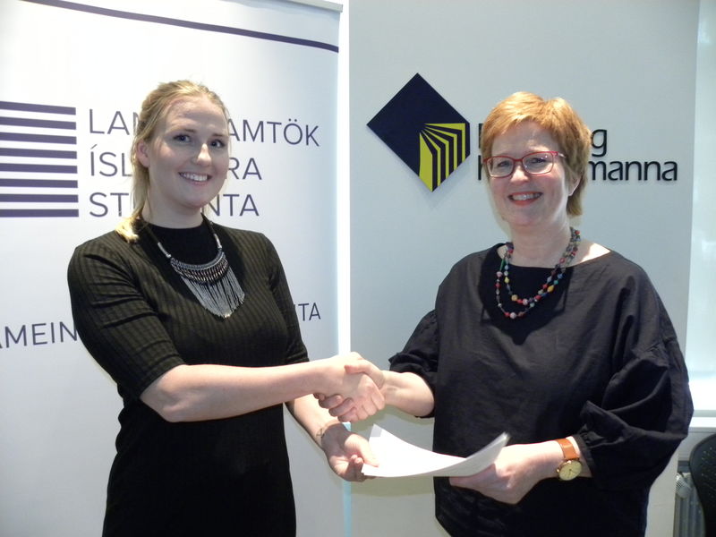 Aldís Mjöll Geirsdóttir og Þórunn Sveinbjarnardóttir