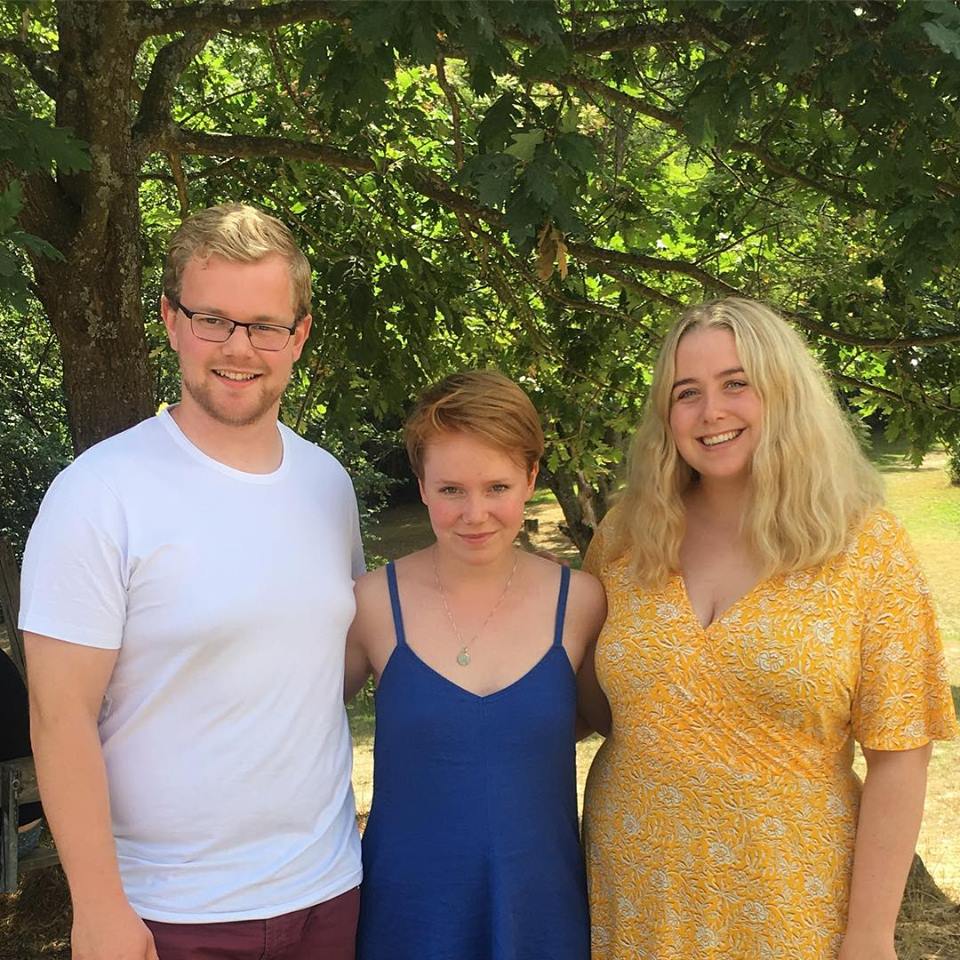 Fulltrúar LÍS á þinginu, Teitur Erlingsson, Elsa María Guðlaugs Drífudóttir og Salka Sigurðardóttir