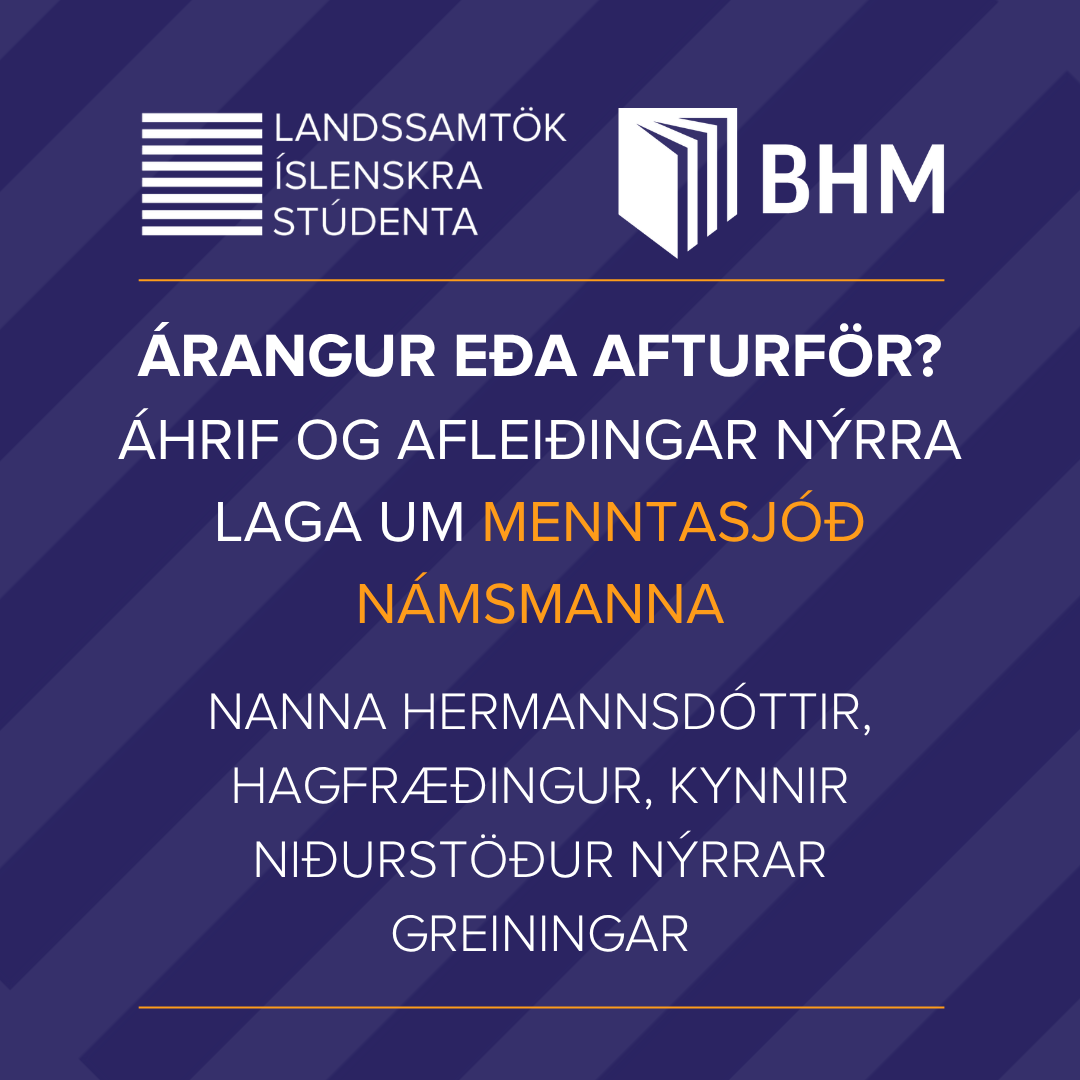 Árangur eða afturför? Hádegisfundur um nýja greiningu LÍS og BHM þann 7. maí