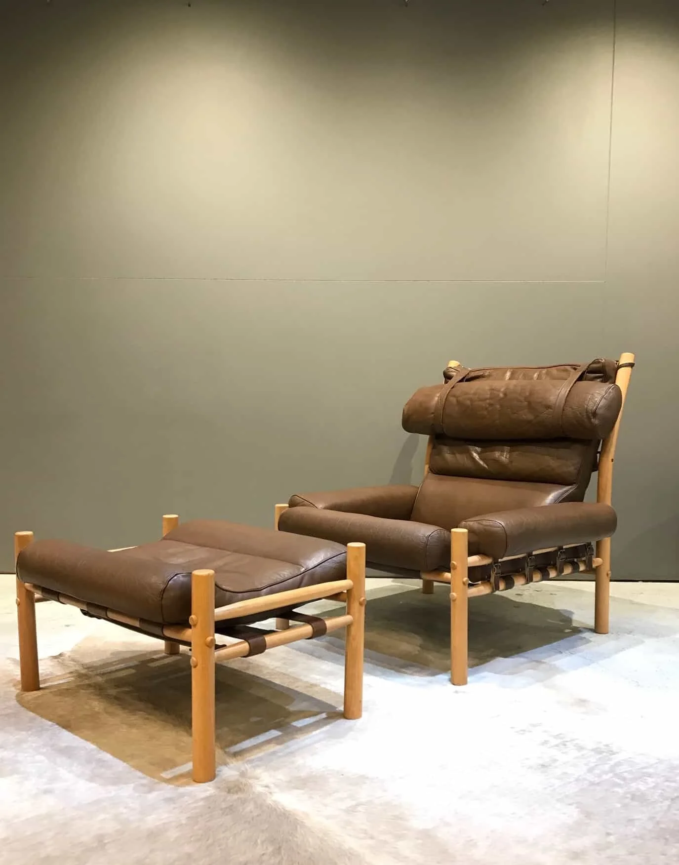Mid-century Danish lounge chair