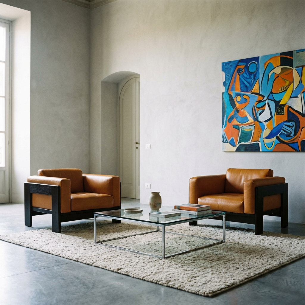 afra and tobia scarpa for gavina vintage lounge chairs