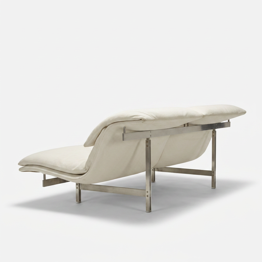 vintage mid century modern piero lissoni wave sofa