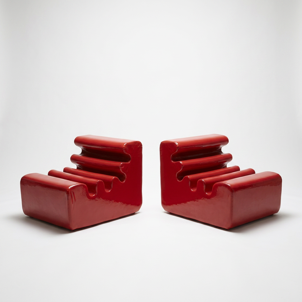 vintage modern italian lounge chairs