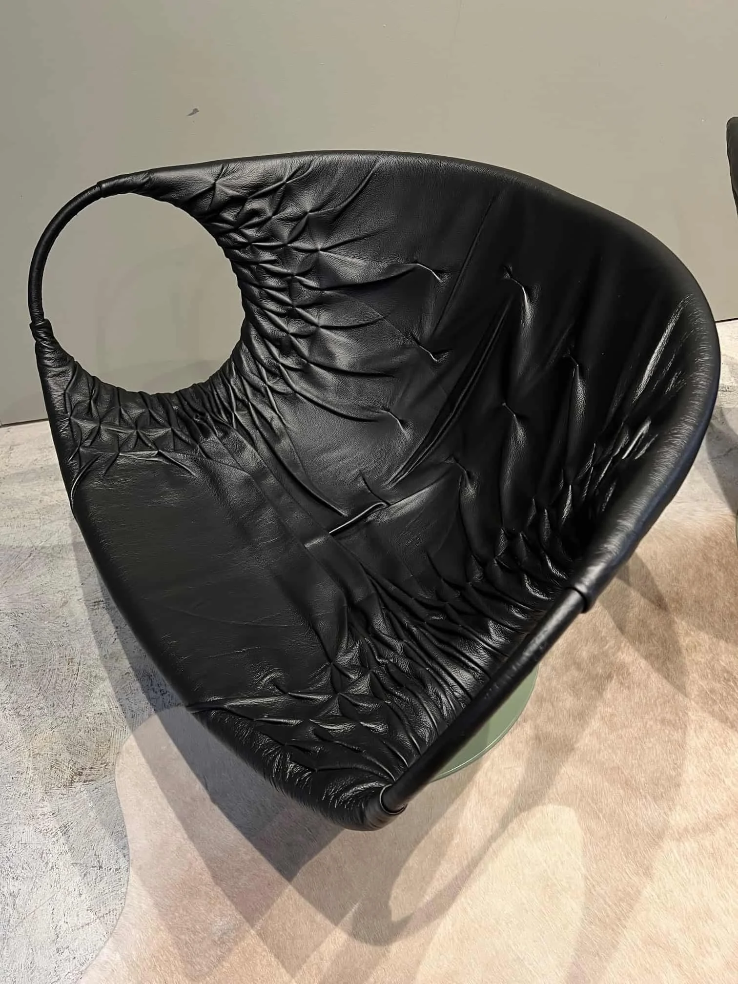 black leather mid century modern lounge chair for sale.jpg