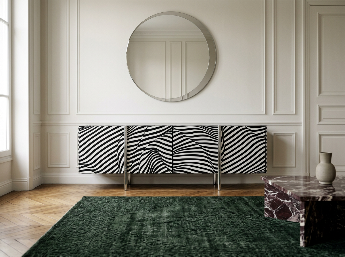 vintage zebra sideboard mid century modern furniture for sale melbourne