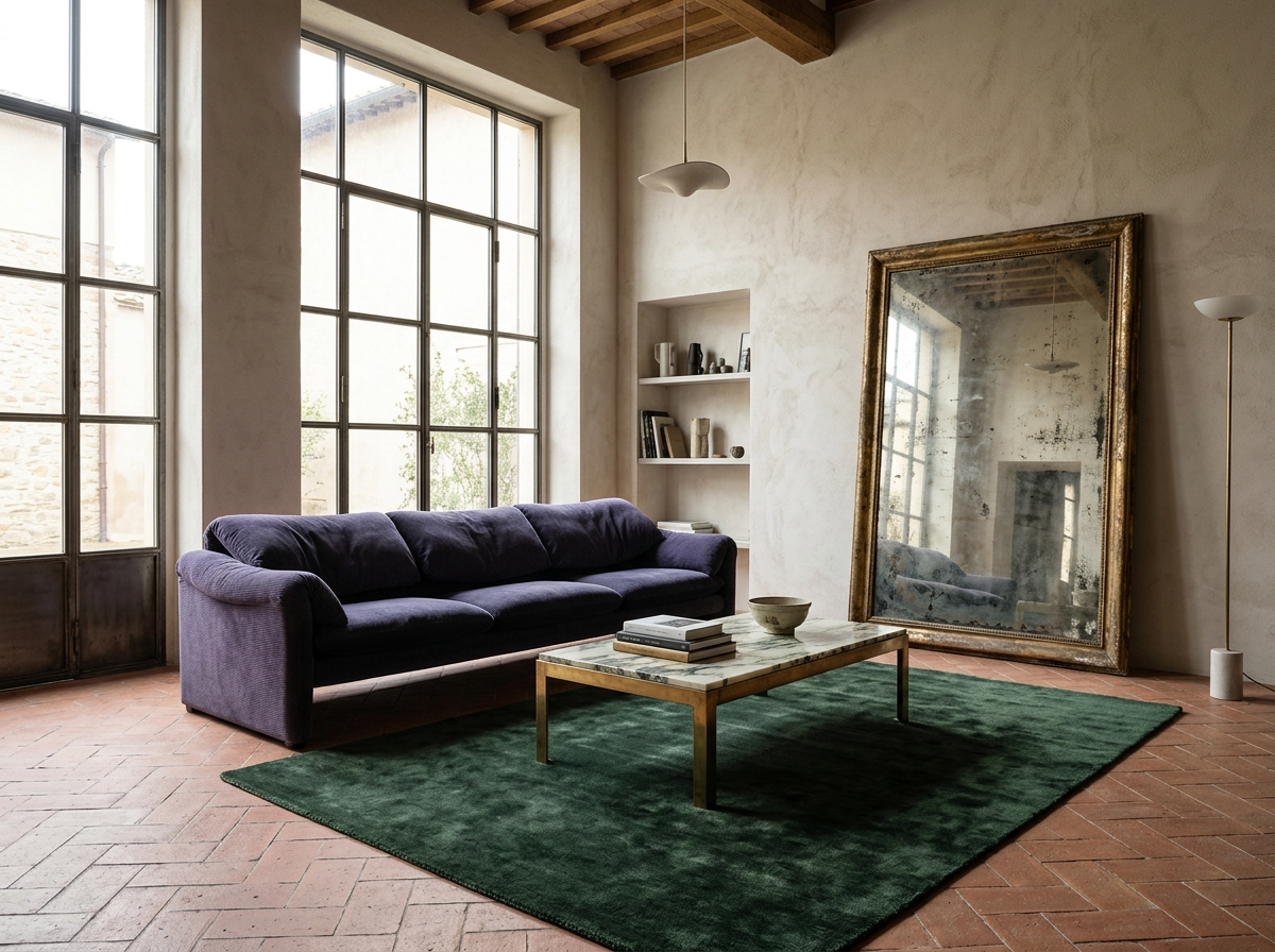original mid century modern italian sofa