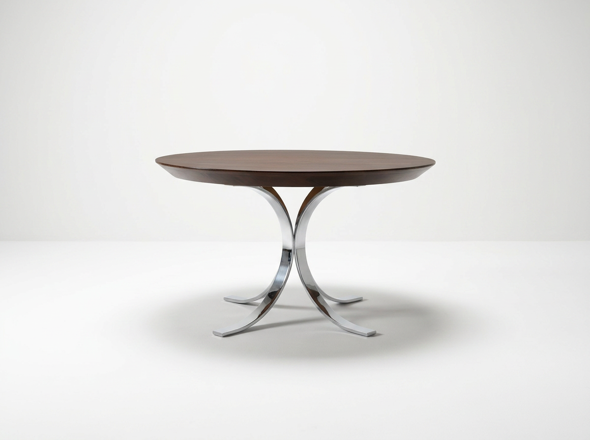 vintage mid century modern extendable dining table