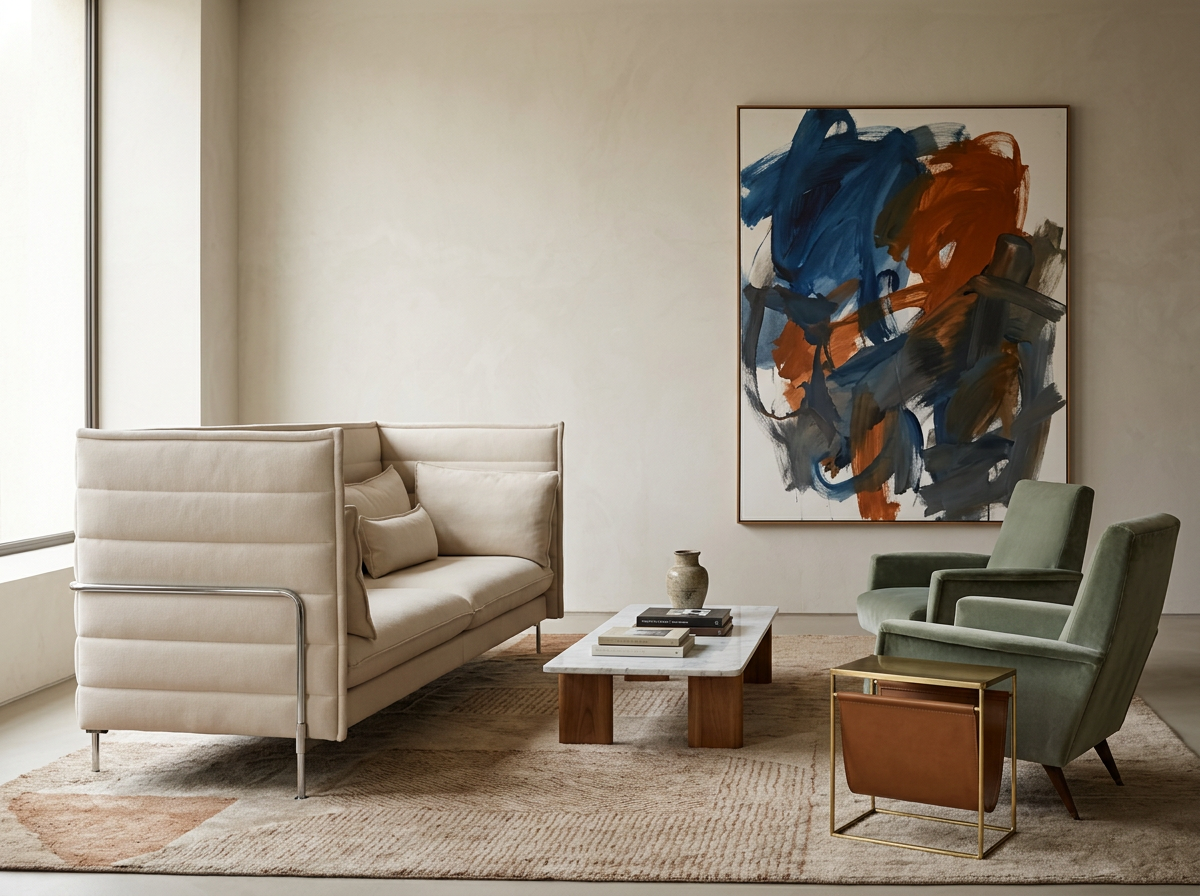 vintage Alcove sofa for sale melbourne australia by Vitra vintage