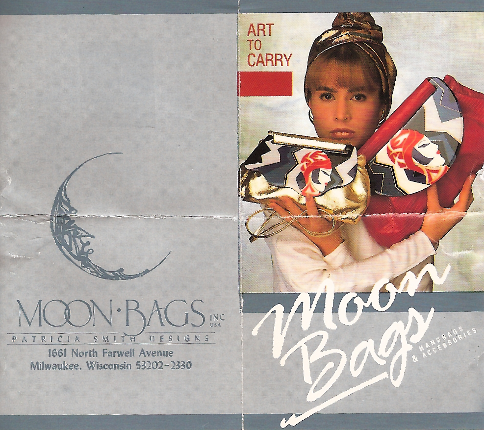A 1980's advertisement for Milwaukee-based Moon Bags