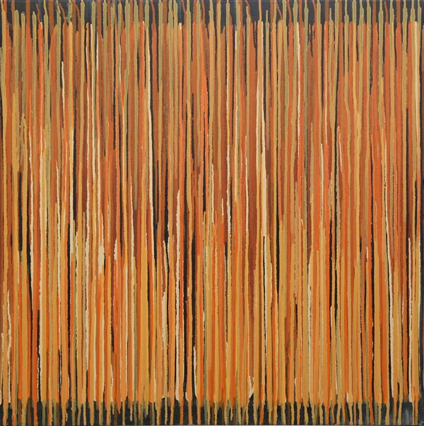 "EH 1" 2016, Oil and Acrylic on canvas. 36" x 36"