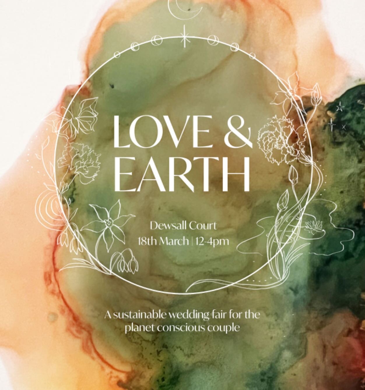 Off to Dewsall court tomorrow, not for a wedding, but for their first ever wedding fair. 
An earth conscious event  all about sustainable beautiful weddings. I haven&rsquo;t done a wedding fair in years, but I have a great fondness for Dewsall Court 