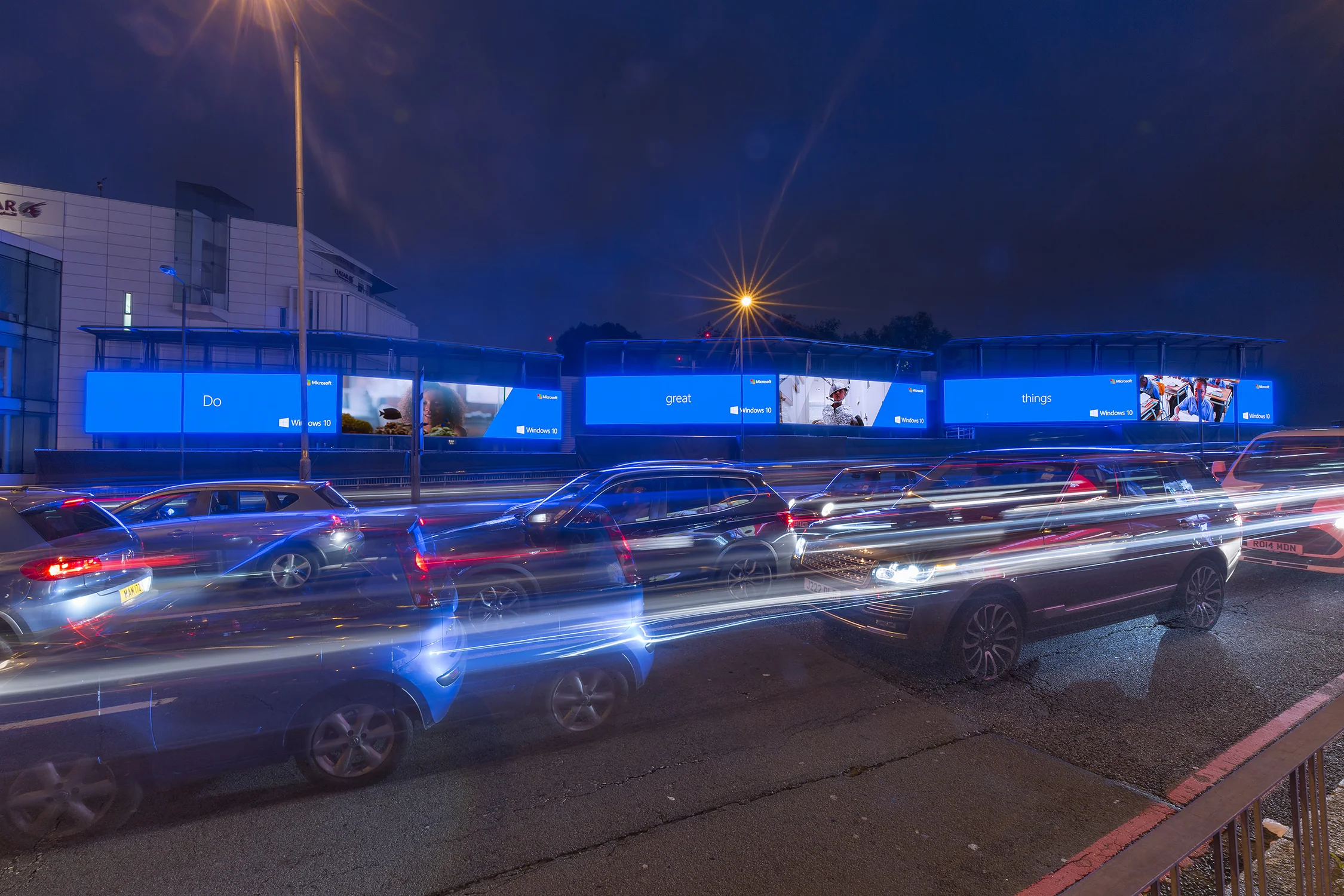 Storm, Clear Channel UK's premium digital brand, transformed the iconic Cromwell Road site into Storm Cromination London. Pretty hard to miss!