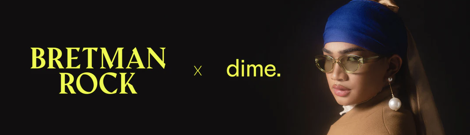 Bretman Rock in dime sunglasses campaign