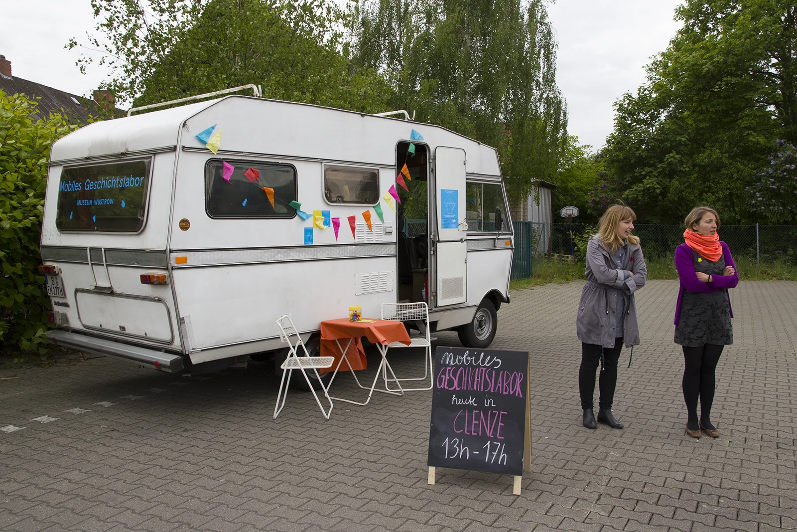 Warten auf Mitstreiter in Clenze