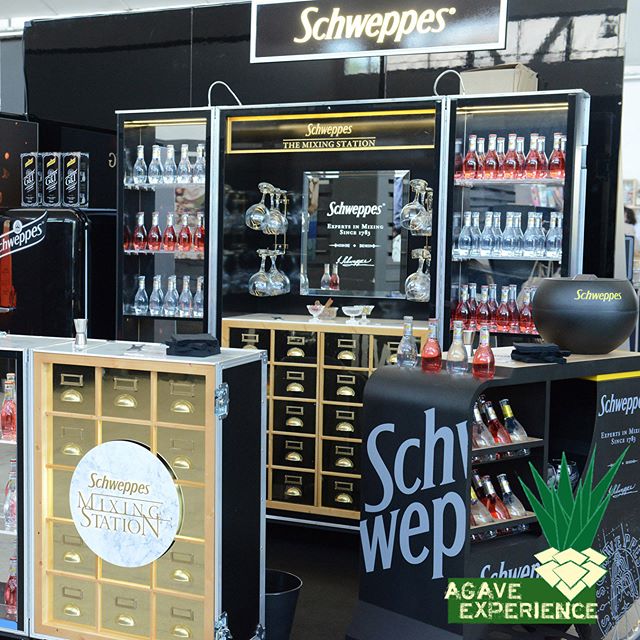 Schweppes corner at Agave Experience.