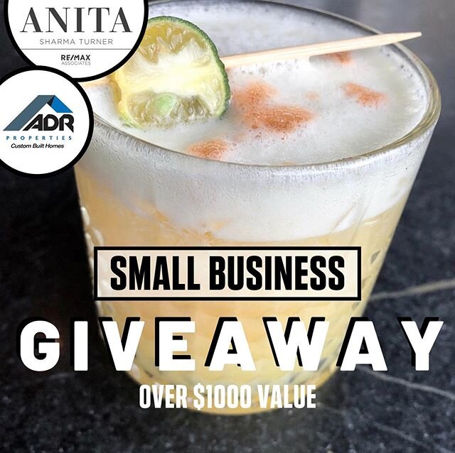 We wanted to do a little something to show a few of our favourite local businesses some love during this time... So I&rsquo;ve teamed up with @adr_properties to host a Small Business GIVEAWAY! 💥🎉&hearts;️
&bull;
&bull;
To enter:
1. Like this photo
