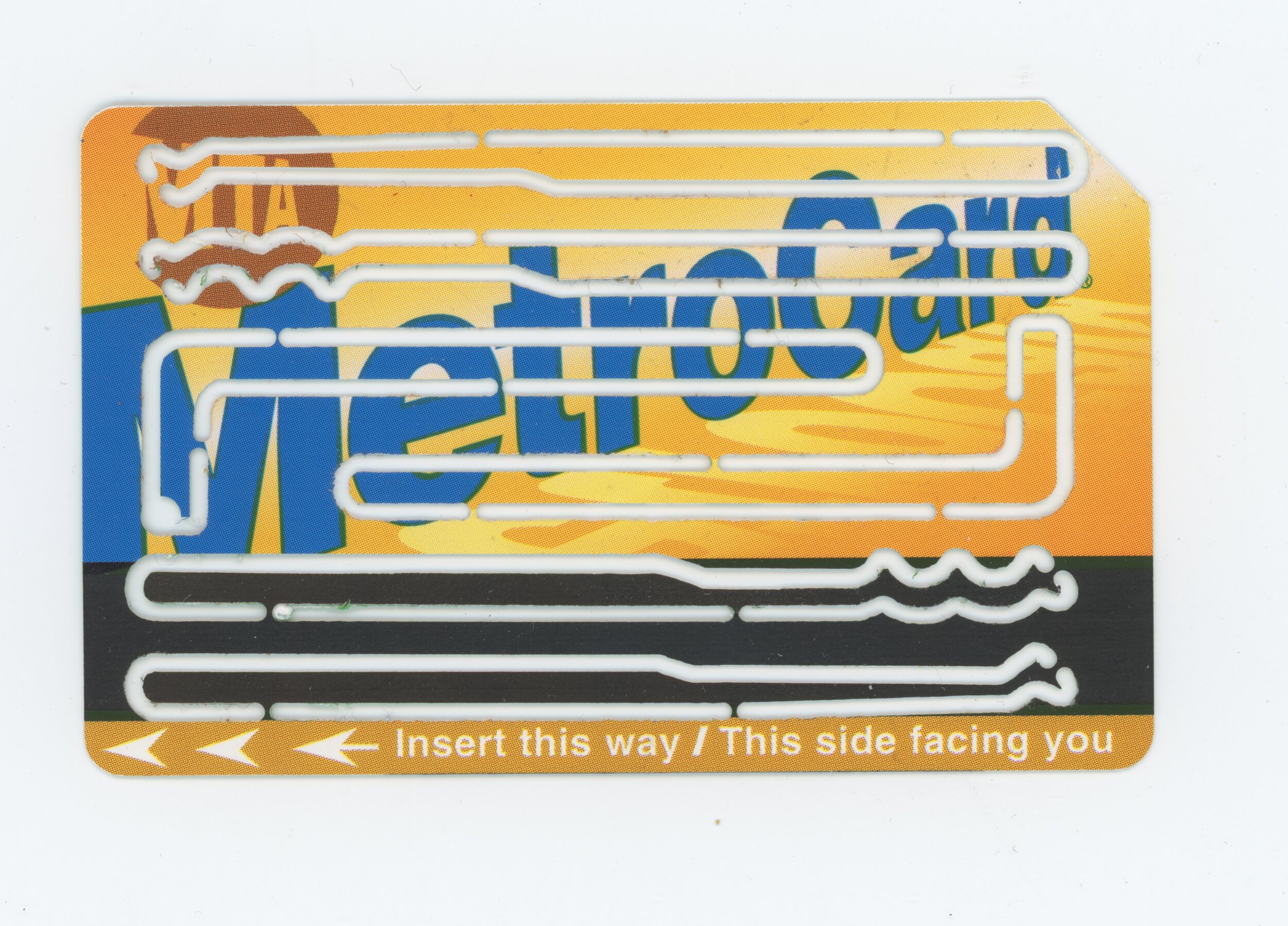  CNC cut metrocard, 2016 