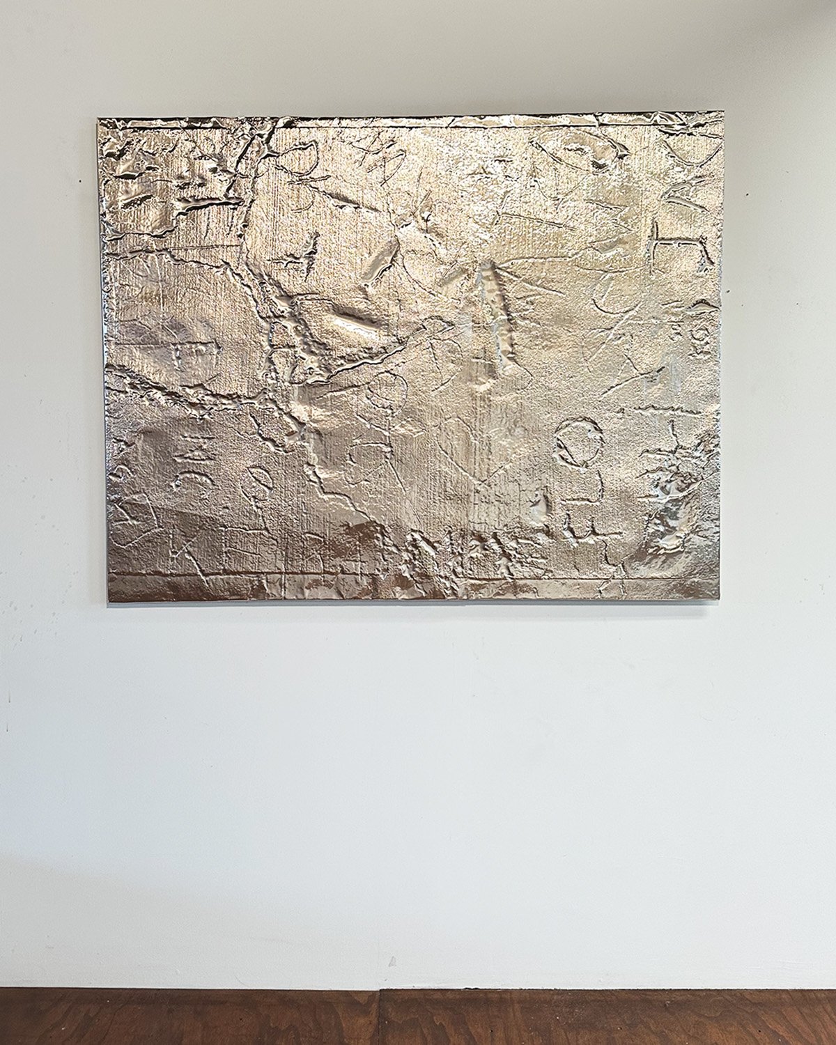   Greenpoint Avenue  Silver plated copper 45x58” 2022 