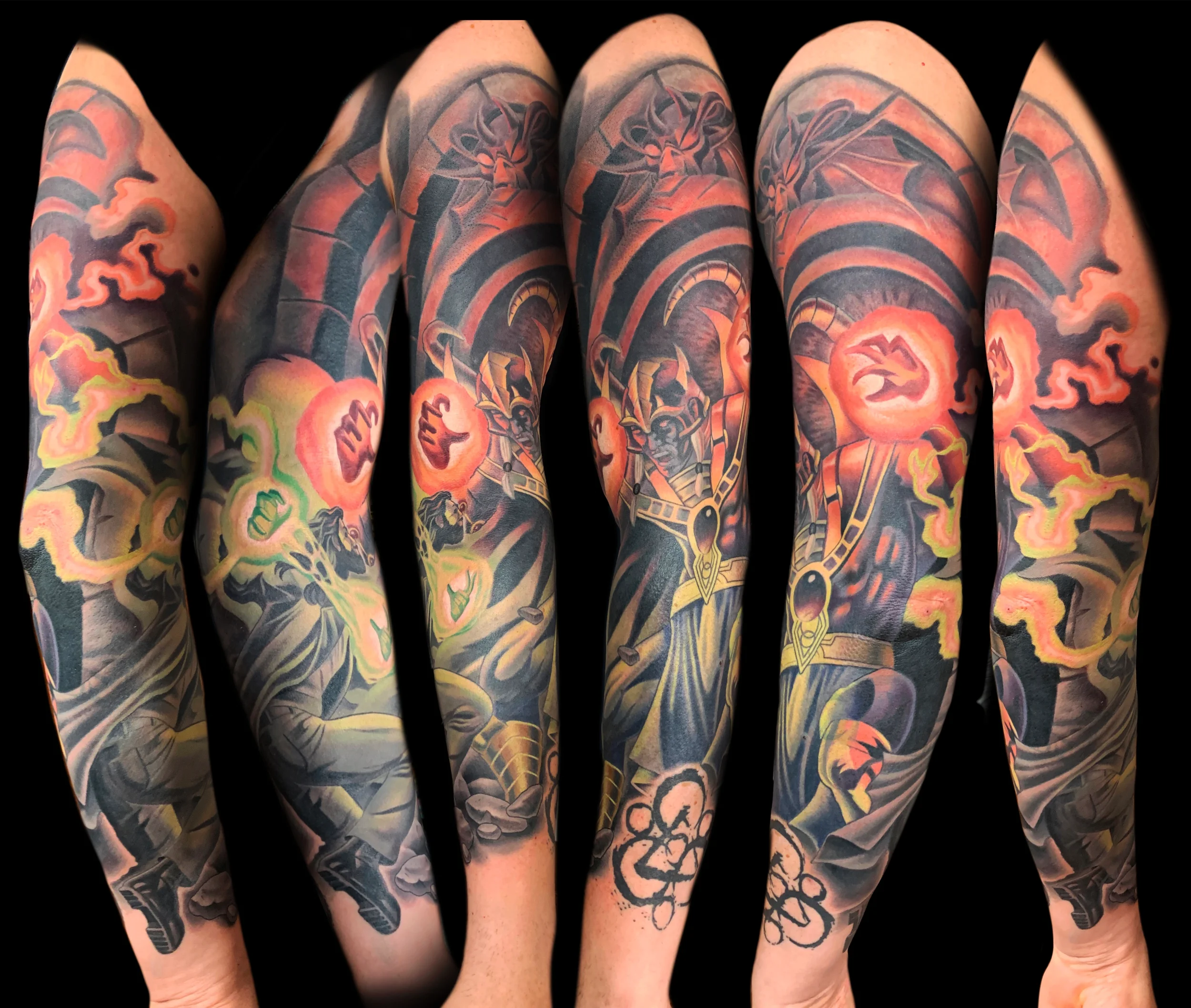 Full Sleeve Coheed and Cambria Tattoo
