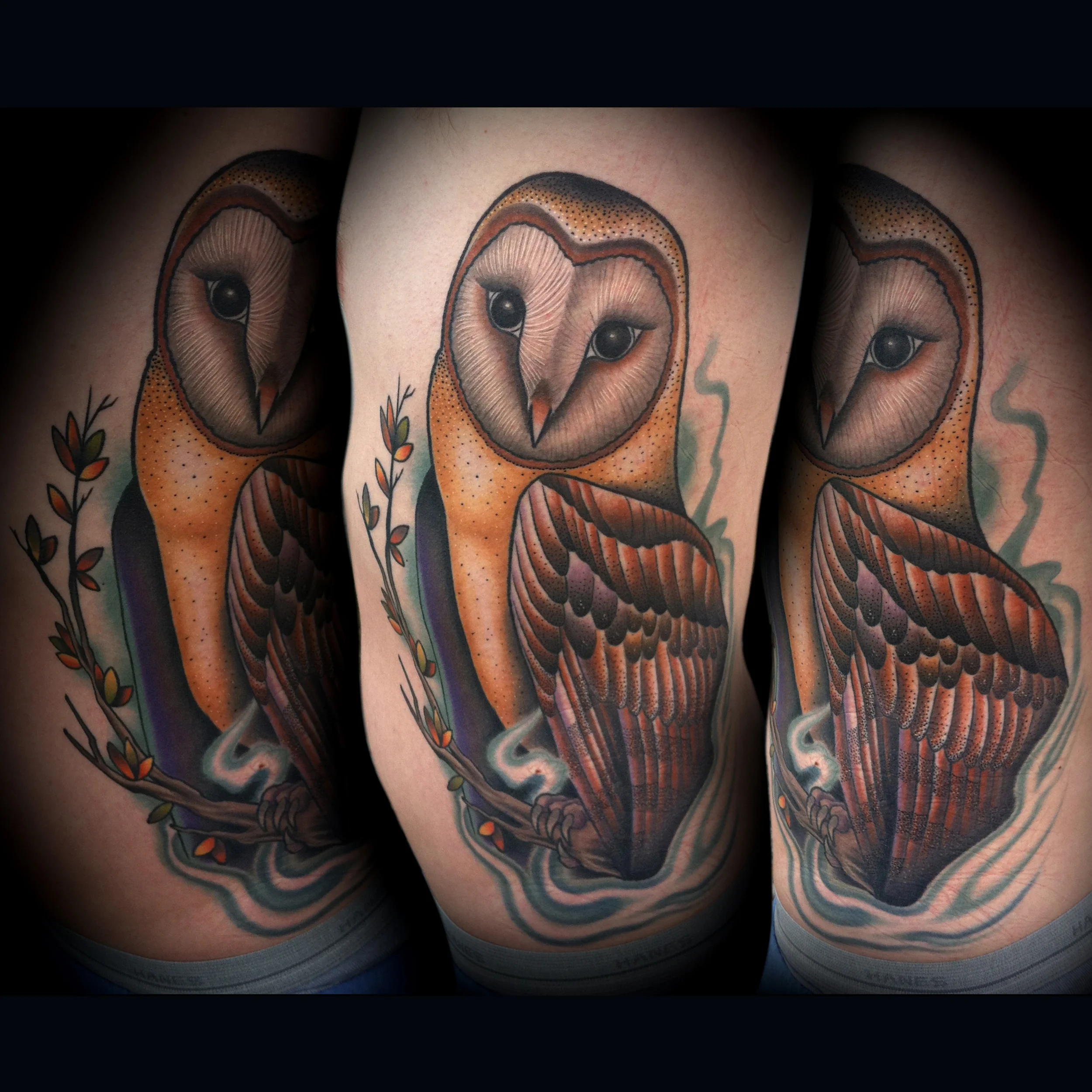 Barn Owl Tattoo