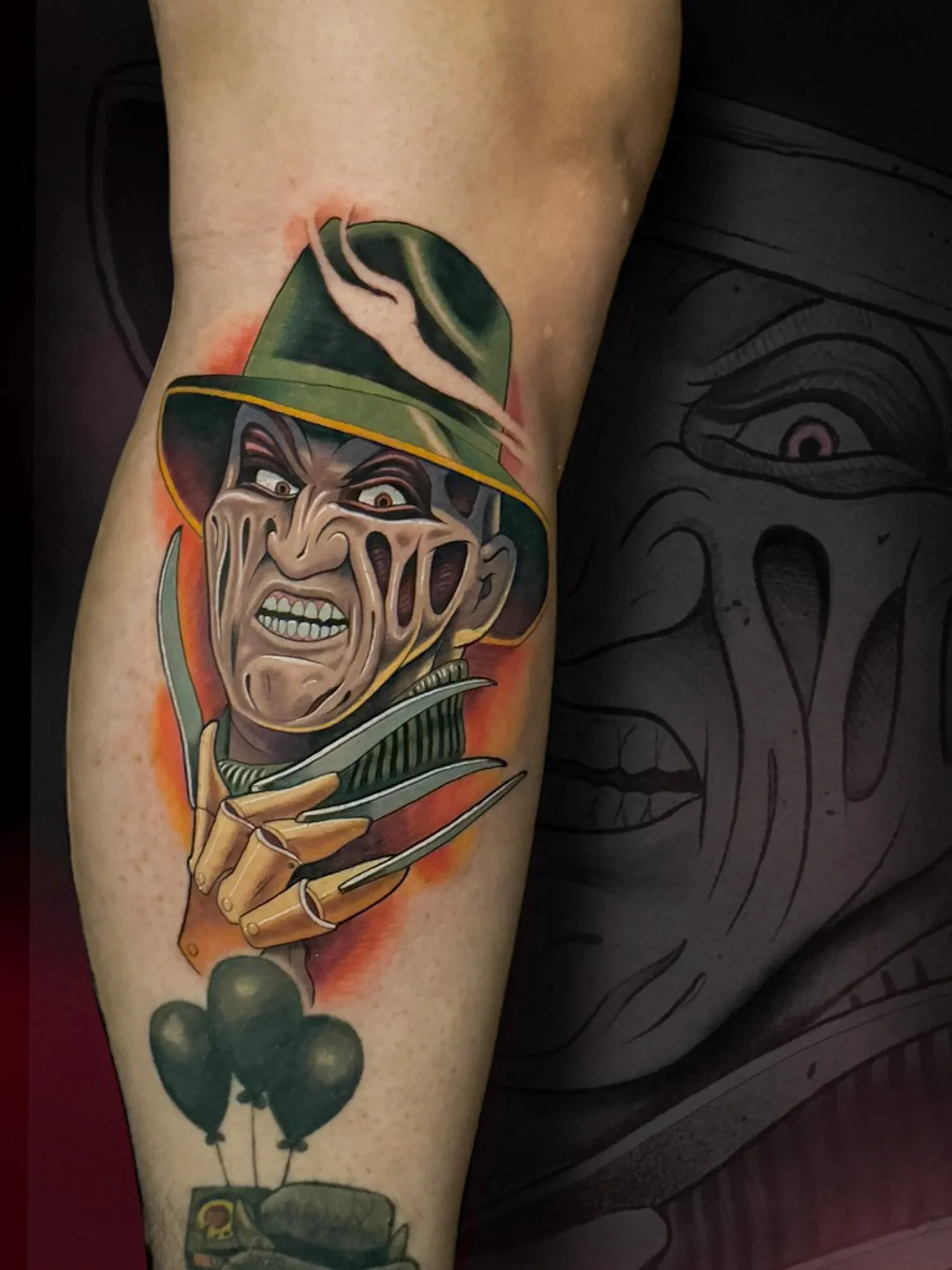 Freddy Krueger Tattoo