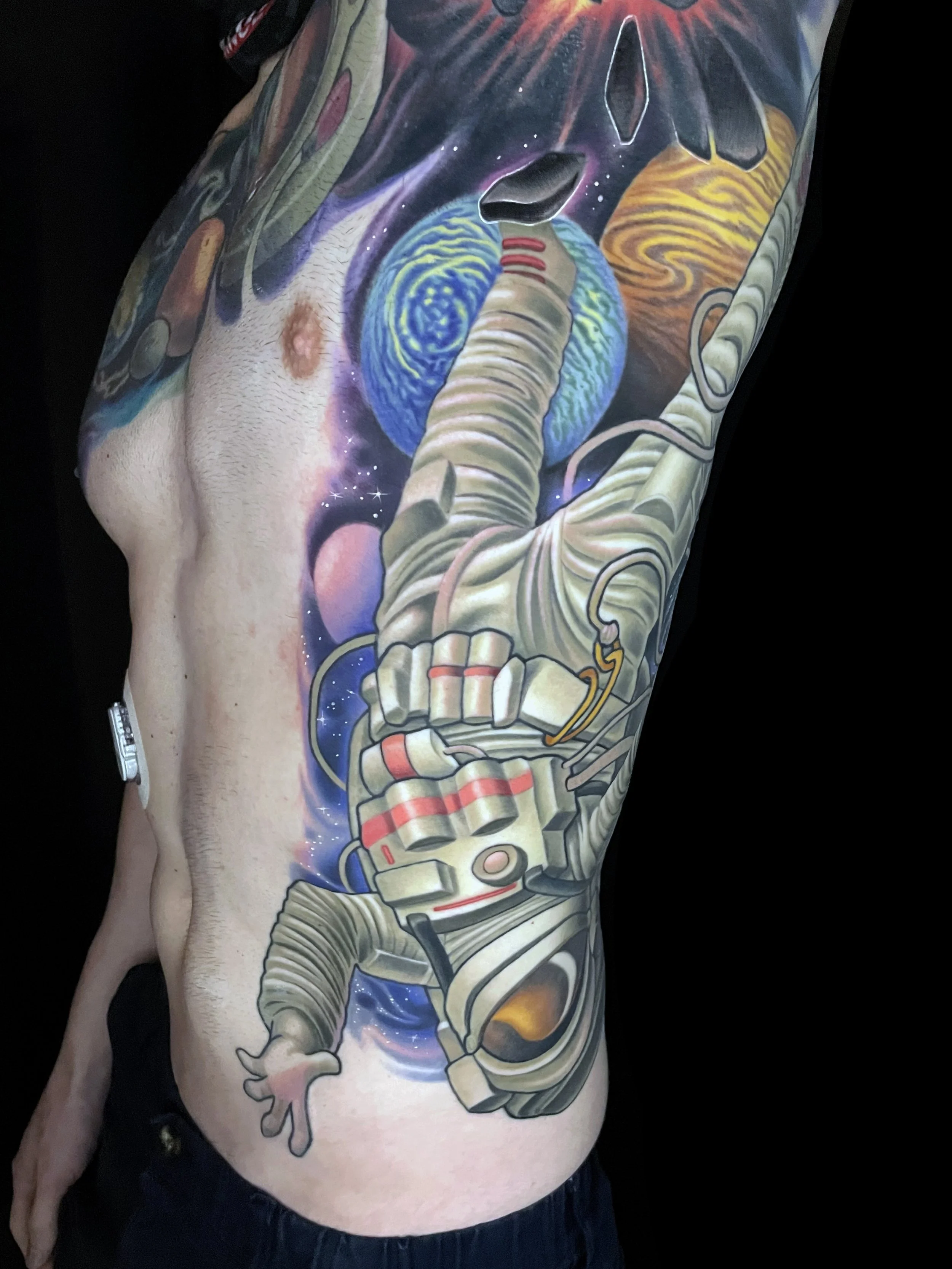 Astronaut Space Tattoo