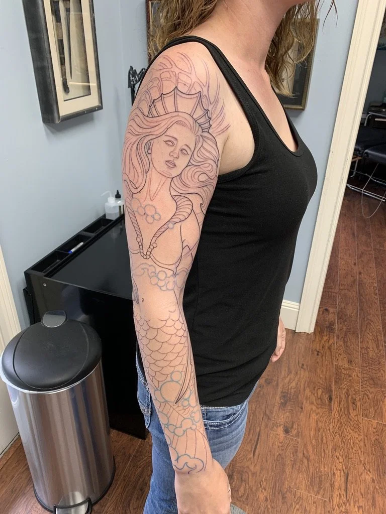 Mermaid Tattoo Sleeve