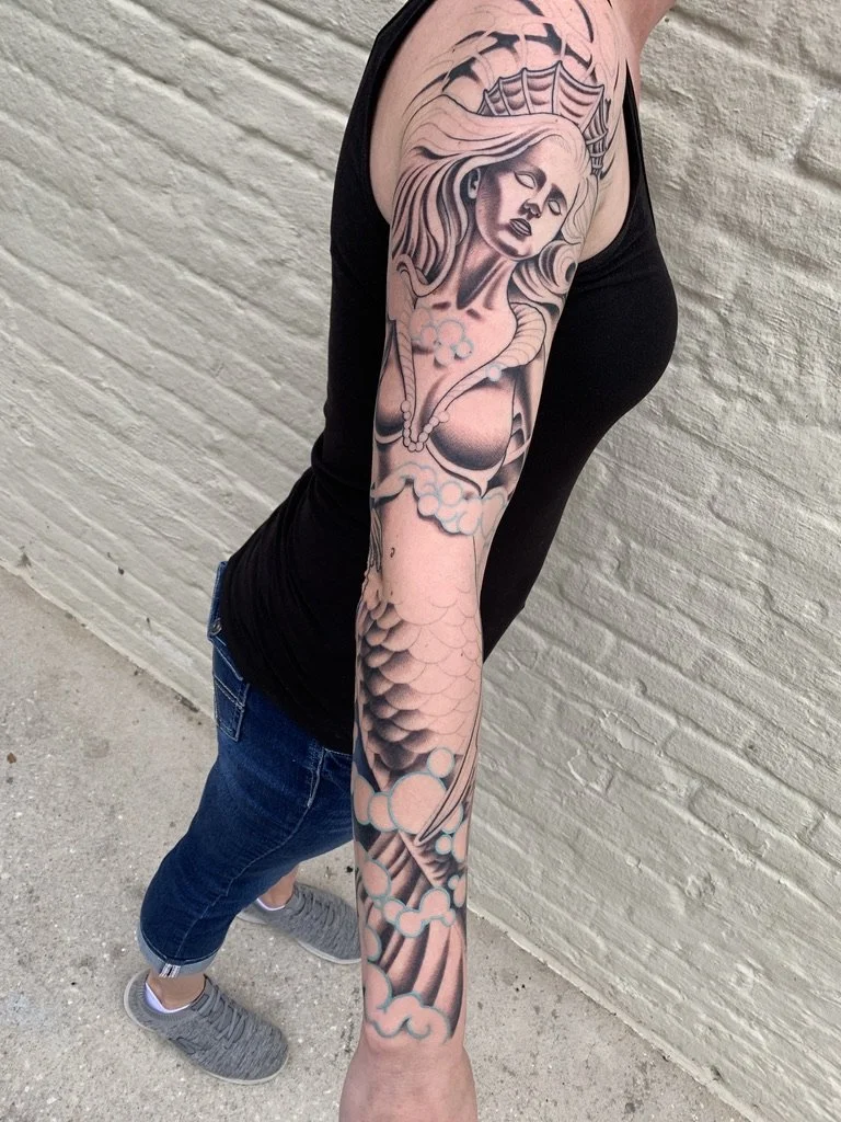 Mermaid Tattoo Sleeve