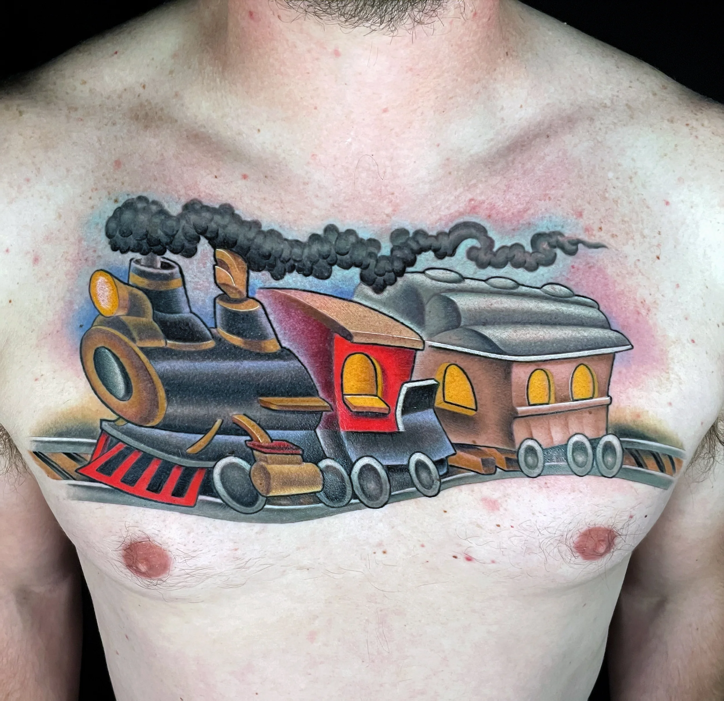 Casey Junior Train Tattoo