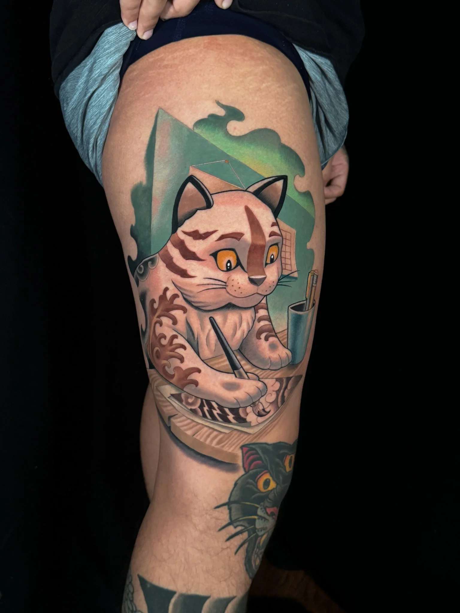 mon mon cat tattoo