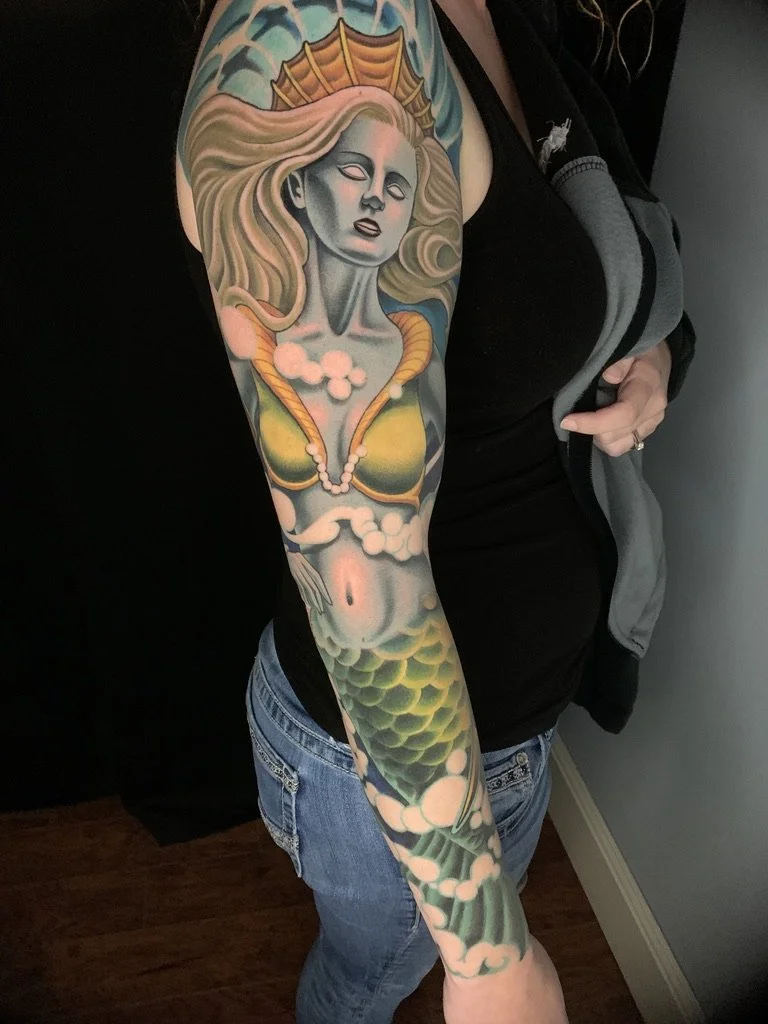 Mermaid Tattoo Sleeve