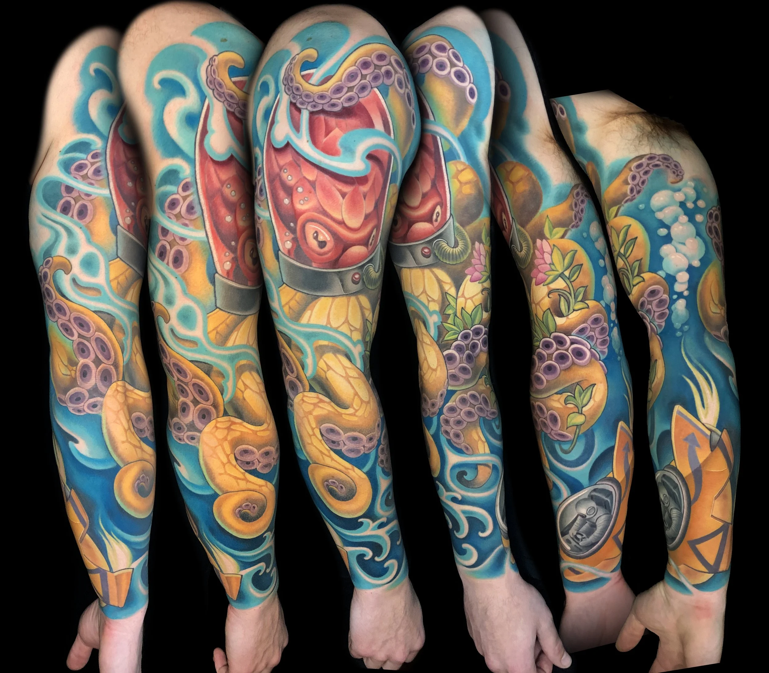 Aquatic Alien Sleeve
