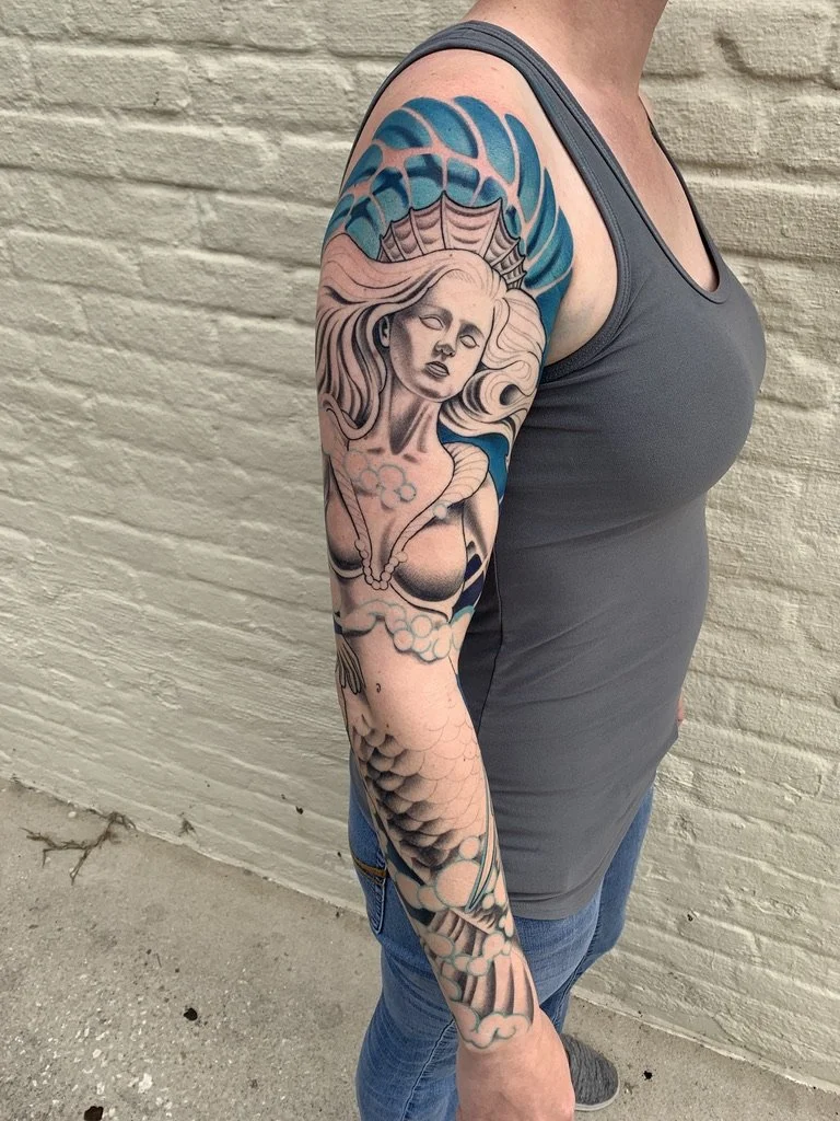 Mermaid Tattoo Sleeve