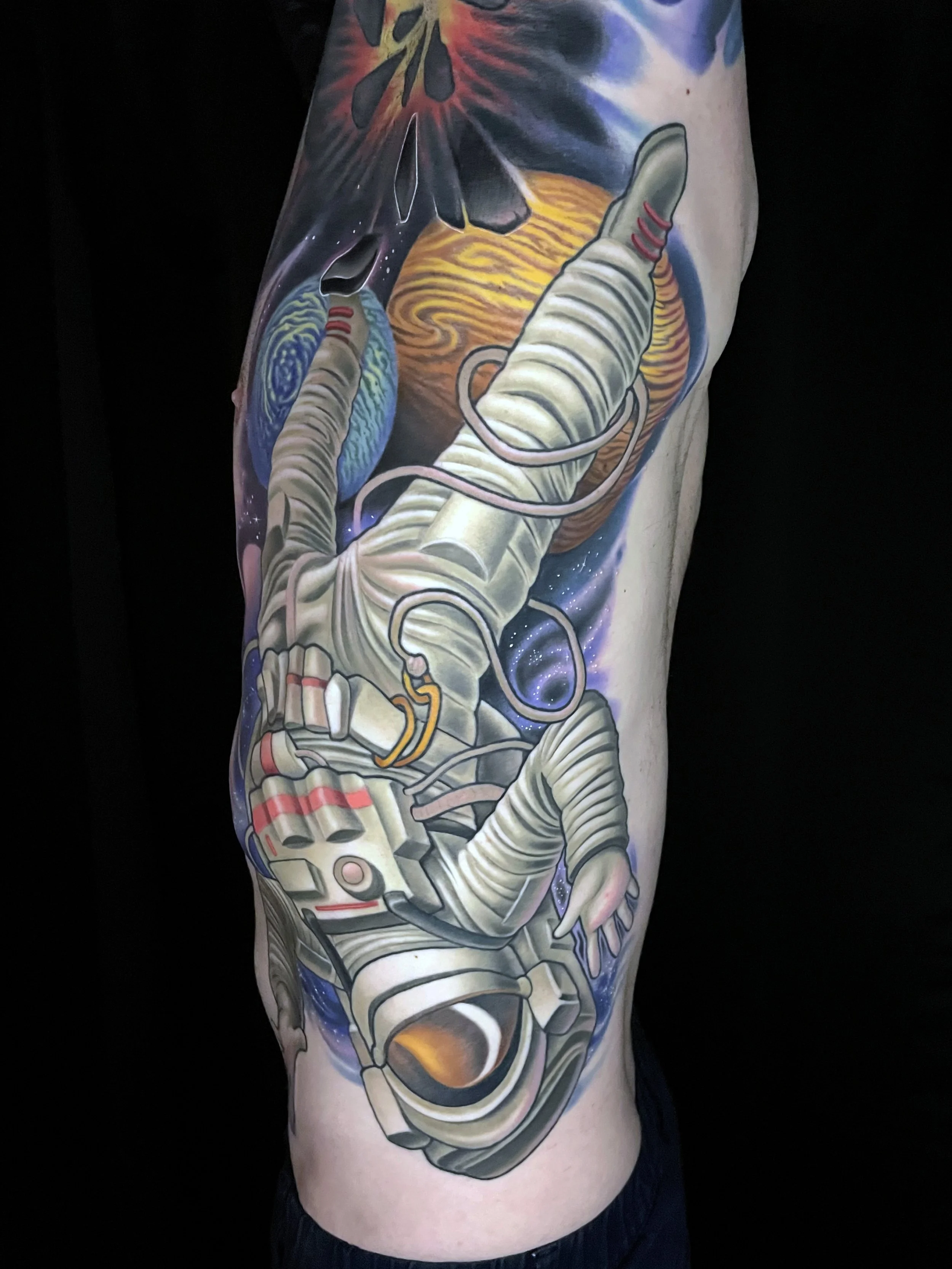 Astronaut Space Tattoo