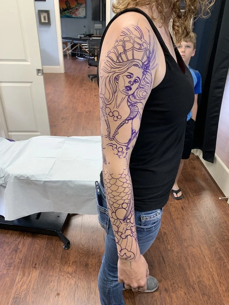 Mermaid Tattoo Sleeve