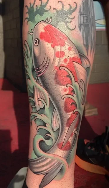 Orange Koi Fish