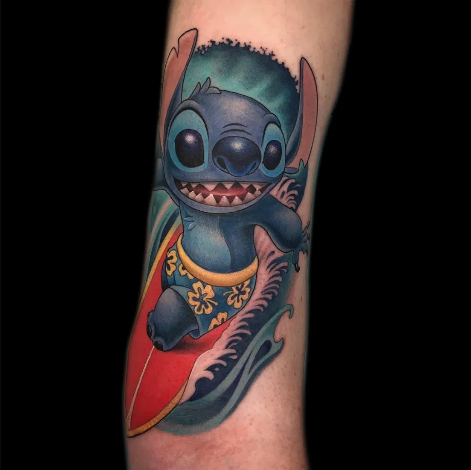 Sufin Stitch from Lilo and Stitch Tattoo